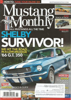 MUSTANG MONTHLY 2012 NOV - '67 390 GT, 428CJ TWISTER, '76 MACH 1